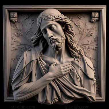 3D model st jesus (STL)